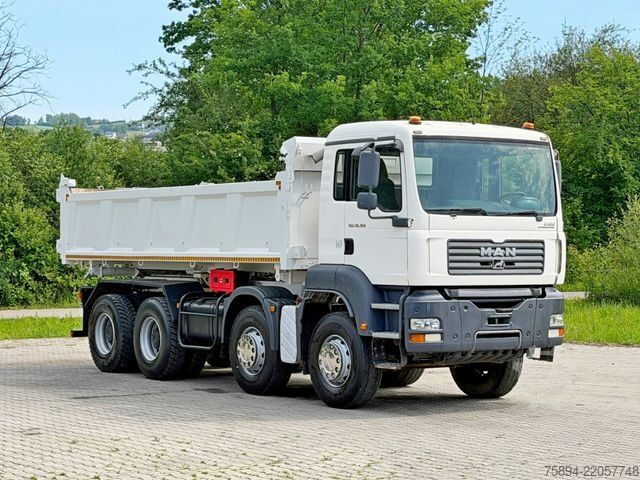 Tipper truck MAN TGA 35350 * BORDMATIC * 8x4 * TOPZUSTAND