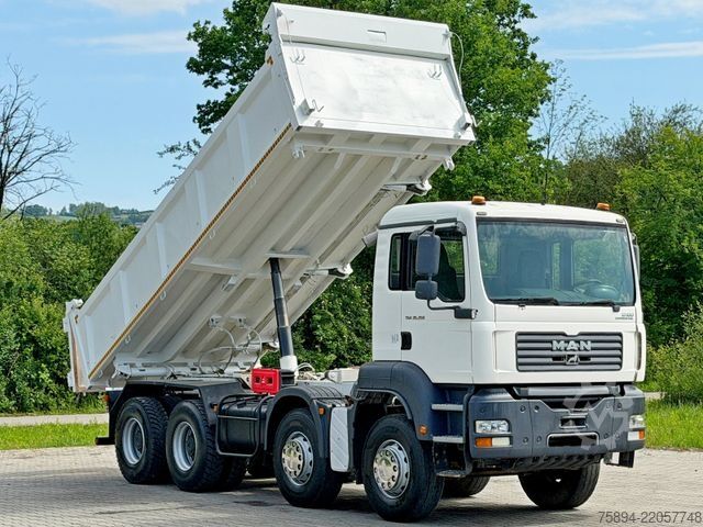 Tipper truck MAN TGA 35350 * BORDMATIC * 8x4 * TOPZUSTAND