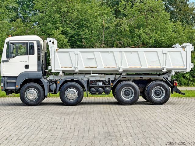 Tipper truck MAN TGA 35350 * BORDMATIC * 8x4 * TOPZUSTAND