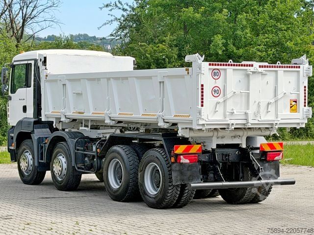 Tipper truck MAN TGA 35350 * BORDMATIC * 8x4 * TOPZUSTAND