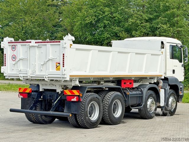 Tipper truck MAN TGA 35350 * BORDMATIC * 8x4 * TOPZUSTAND