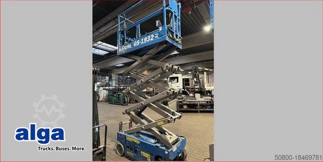 Work platform GENIE GS 1932, Scherenbühne, Elektro, 7.850mm Höhe