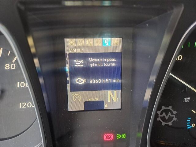 Heavy load Mercedes-Benz 4158LS 8x4 + Euro Mega 1+4 (Low hour readings)