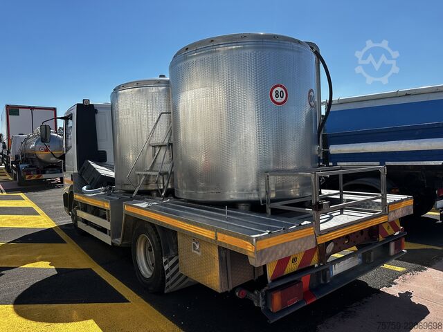 Tank body van Iveco Eurocargo 75E15 Milchtank 2.000L Euro3