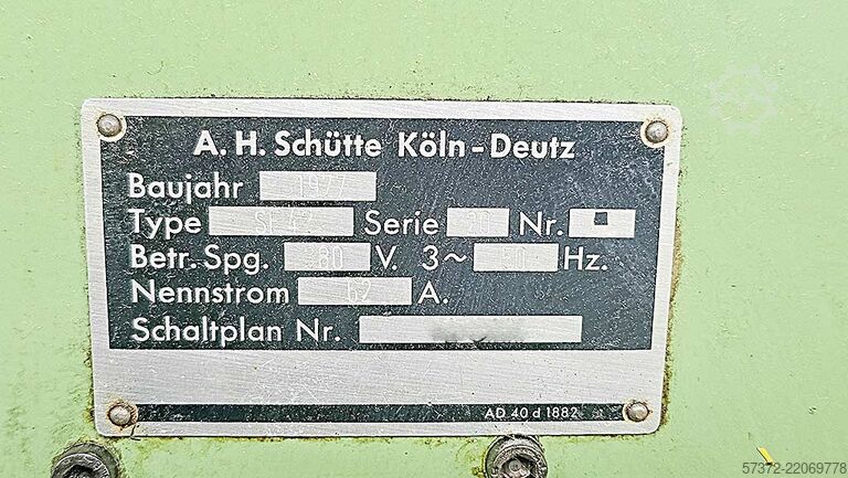 CNC Multi Spindle Lathe Schütte SF 42/SF 51 DNT
