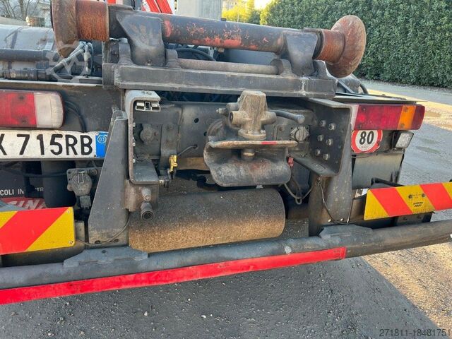 Roll-off tipper truck SCANIA SCANIA CV R124 SCARRABILE CON GRU E POLIPO