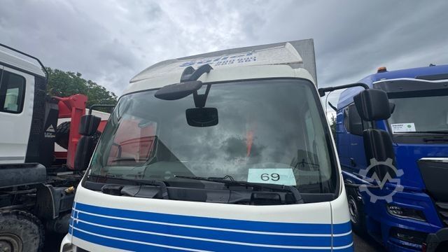 Flatbed truck with tarp DAF LF45.220 4x2 Euro 4 Pritsche Plane Bj 2008