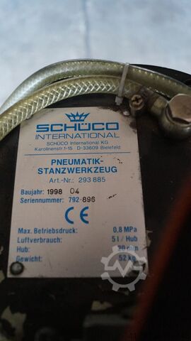 Pneumatikstanzwerkzeug Pneumatikpresse Schüco 293885