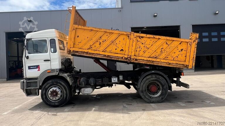 3-way tipper Renault G 300 MAXTER (POMPE MANUELLE / BENNE ORIGINAL /...