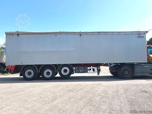 Walking floor semitrailer CARNEHL 60m³ Schubboden/Funk/Liftachse /Alufelgen