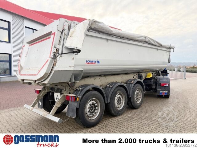 Tipper semitrailer Schmitz SKI 24 SL 7.2, Stahlmulde ca. 24m³, Liftachse