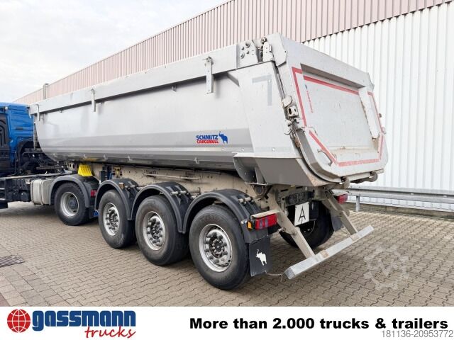 Tipper semitrailer Schmitz SKI 24 SL 7.2, Stahlmulde ca. 24m³, Liftachse