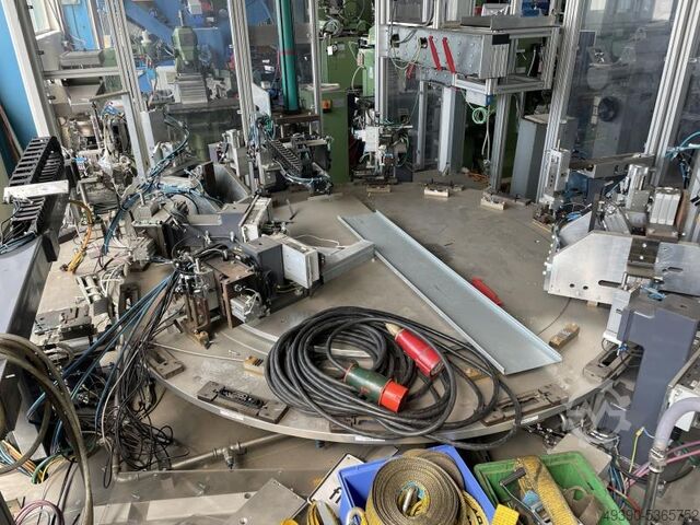 Rundtaktautomat + Hydraulikpresse TOX + Rundschalttisch; Rundtakttisch mit 16 Stationen, Widerstands AKE-technologies GmbH - WEISS TC 500