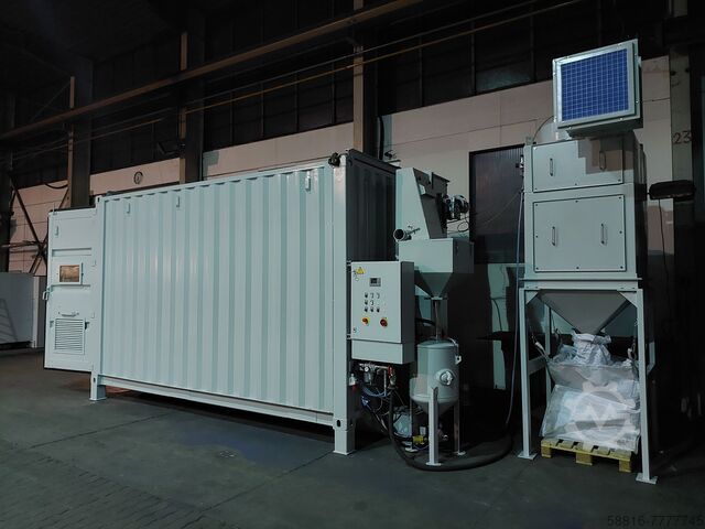 Blasting container with crane runway Oliver Fritz GmbH & Co. KG 