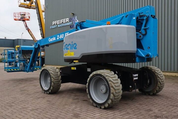 Articulated boom lift Genie Z60/37FE Valid Inspection, *Guarantee! Hybrid, 4x4