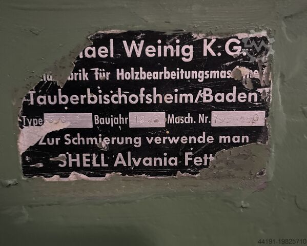 Thickness Planers Weinig 630 D