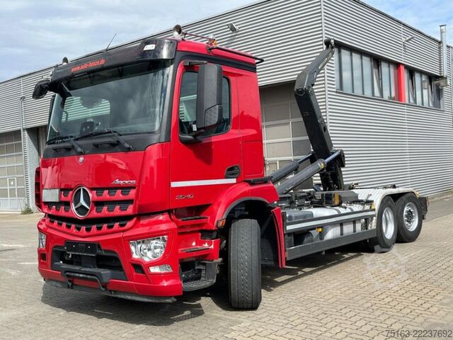 Roll-off tipper truck MERCEDES-BENZ Arocs 2540 L 6x2 Abrollkipper Meiller