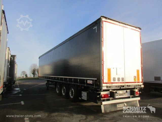 Open semitrailer with tarp Schmitz Cargobull Semitrailer Curtainsider Standard