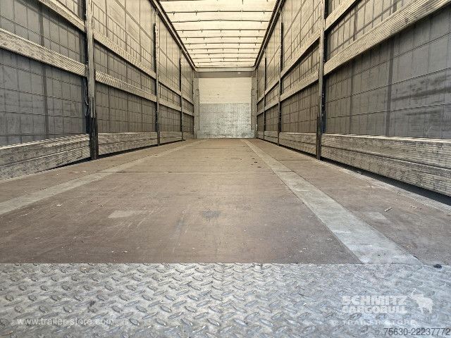 Open semitrailer with tarp Schmitz Cargobull Semitrailer Curtainsider Coil