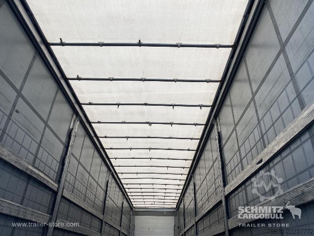 Open semitrailer with tarp Schmitz Cargobull Semitrailer Curtainsider Coil