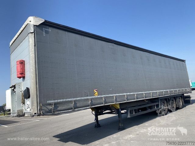 Open semitrailer with tarp Schmitz Cargobull Semitrailer Curtainsider Coil