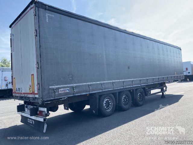 Open semitrailer with tarp Schmitz Cargobull Semitrailer Curtainsider Coil