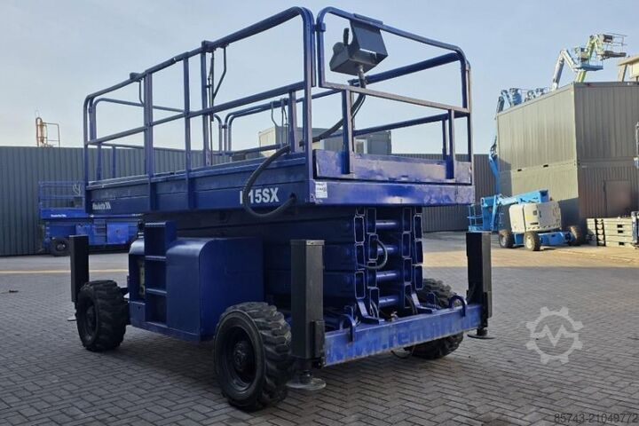 Scherenhebebühne Haulotte H15SX Diesel, 4x4 Drive, 15 Working Height, 500kg