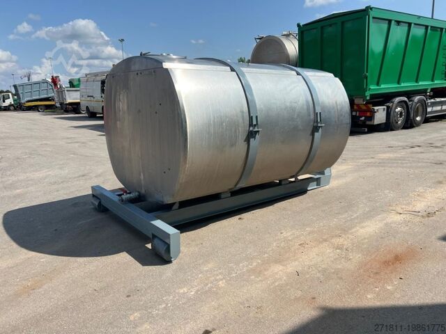 Abrollcontainer  CISTERNA USATA SCARRABILE IN ACCIAIO INOX