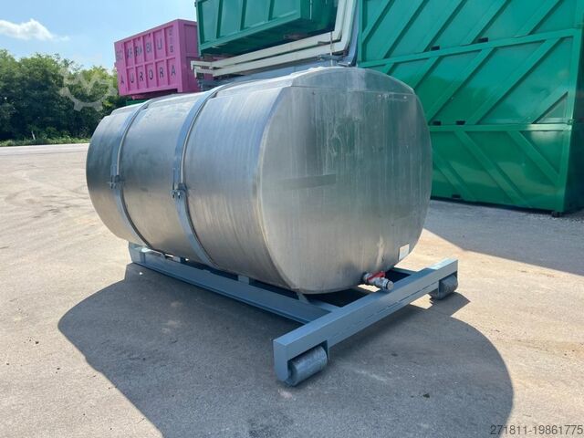 Abrollcontainer  CISTERNA USATA SCARRABILE IN ACCIAIO INOX