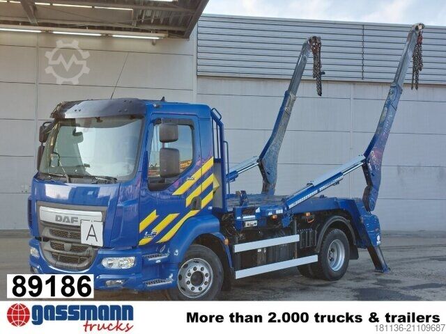 Kipper LKW DAF LF 280 4x2, Tele-Absetzer