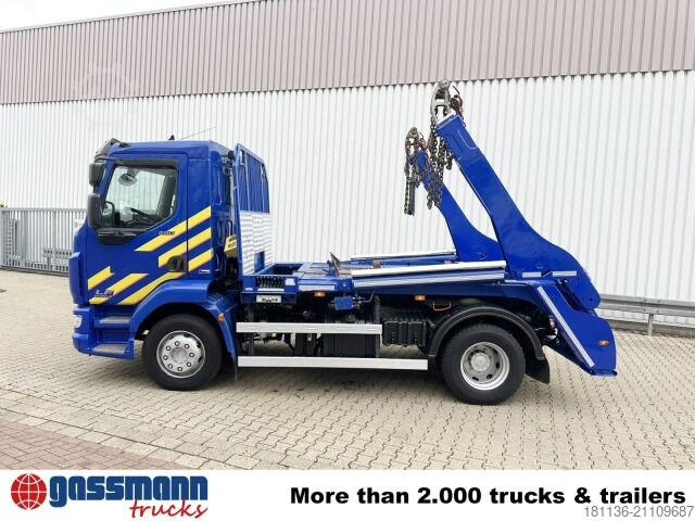 Tipper truck DAF LF 280 4x2, Tele-Absetzer, schwenkbar