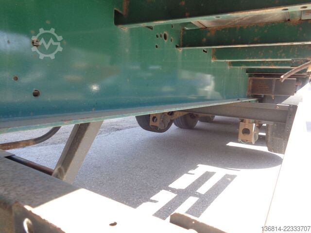 Open semitrailer with tarp KÖGEL S 24-1 385/65 R22,5 Liftachse Stapleraufnahme