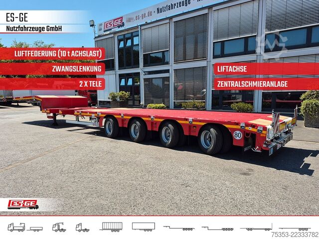Low loader semitrailer FAYMONVILLE MAX Trailer MAX110 Semi-Tieflader
