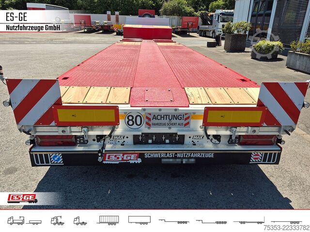Low loader semitrailer FAYMONVILLE MAX Trailer MAX110 Semi-Tieflader