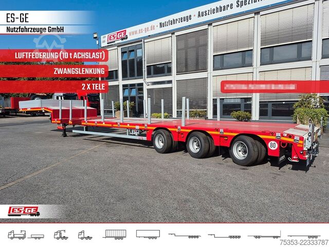 Low loader semitrailer FAYMONVILLE MAX Trailer MAX110 Semi-Tieflader