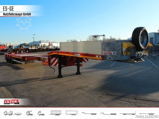 Low loader semitrailer FAYMONVILLE MAX Trailer MAX110 Semi-Tieflader