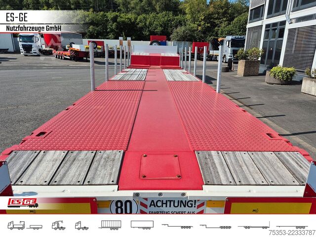 Low loader semitrailer FAYMONVILLE MAX Trailer MAX110 Semi-Tieflader