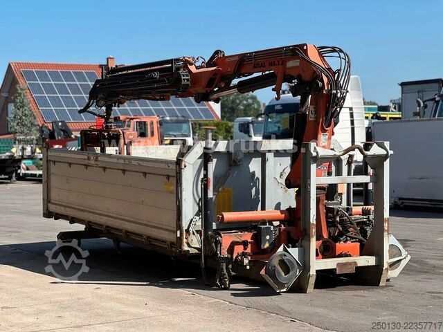 Roll-off tipper truck Bruns A6K 4610 Abroll-Kippaufbau, Atlas 165.2E
