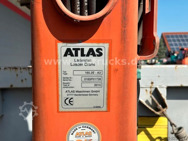 Roll-off tipper truck Bruns A6K 4610 Abroll-Kippaufbau, Atlas 165.2E