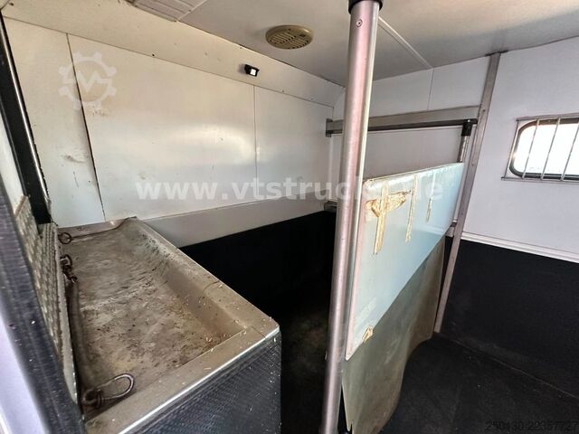 Cattle truck MERCEDES-BENZ Atego 1218L Pferdetransporter + Gimmel Anh.