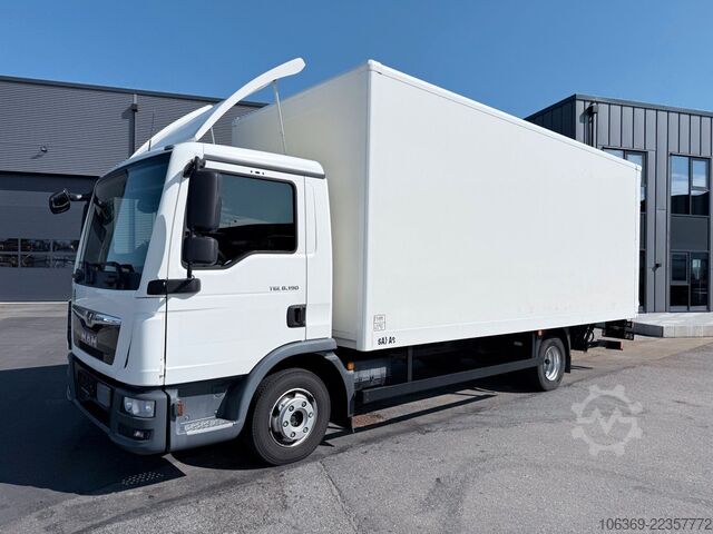 Box van MAN TGL 8.190 4x2 6.0 m Euro 6 Closed Box / Koffer