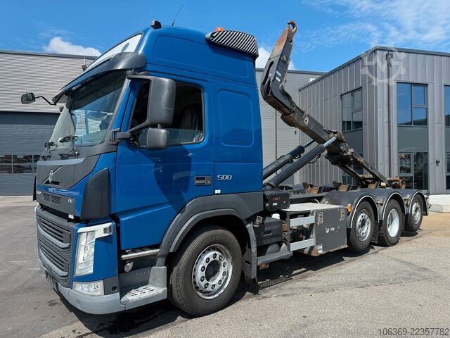 Roll-off tipper truck VOLVO FM500 8x2*6 Multilift Hook Euro 6