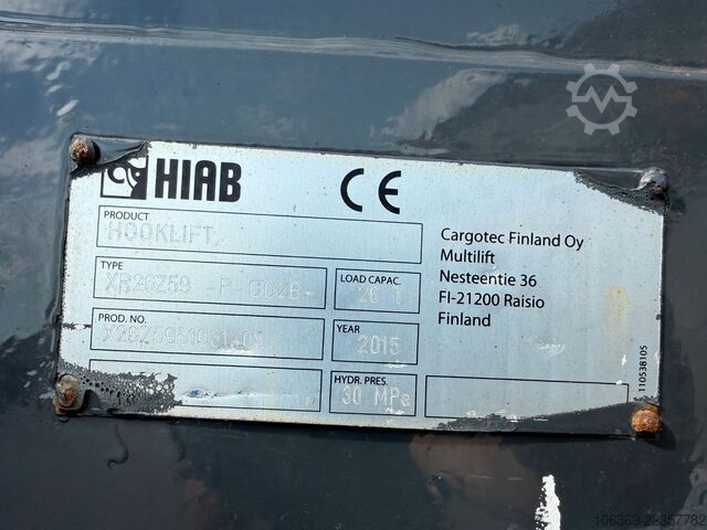 Roll-off tipper truck VOLVO FM500 8x2*6 Multilift Hook Euro 6