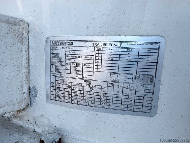 Silo trailer  HMK Bilcon 30 t. 42 m3 Silo tank 6 Compartment