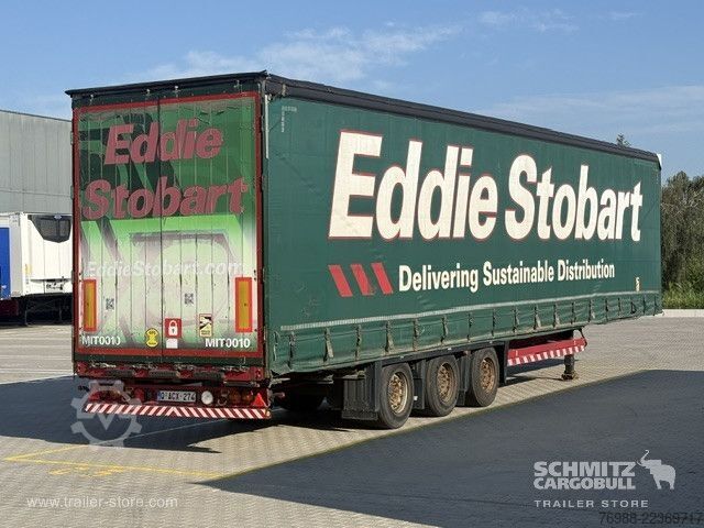 Auflieger mit Pritsche & Plane Schmitz Cargobull Curtainsider Mega
