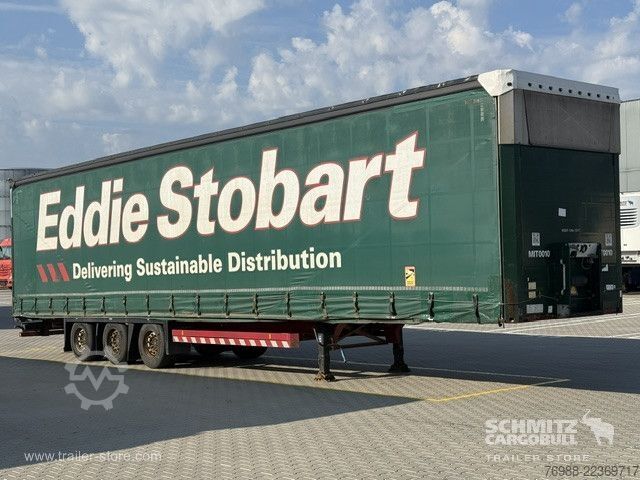 Auflieger mit Pritsche & Plane Schmitz Cargobull Curtainsider Mega