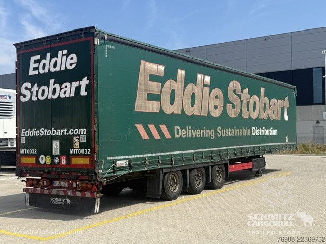 Auflieger mit Pritsche & Plane Schmitz Cargobull Curtainsider Mega
