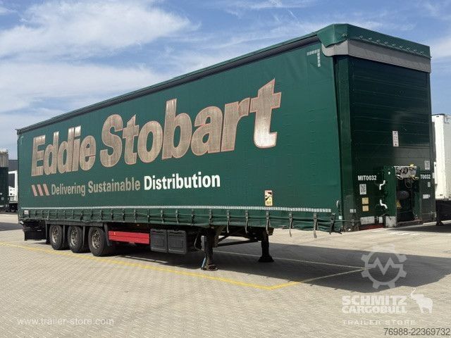 Auflieger mit Pritsche & Plane Schmitz Cargobull Curtainsider Mega