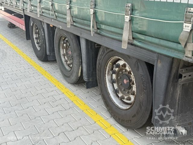 Auflieger mit Pritsche & Plane Schmitz Cargobull Curtainsider Mega