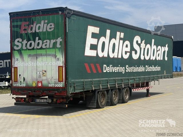 Auflieger mit Pritsche & Plane Schmitz Cargobull Curtainsider Mega